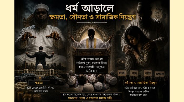 ধর্মের আড়ালে ক্ষমতা, যৌনতা ও সামাজিক নিয়ন্ত্রণ